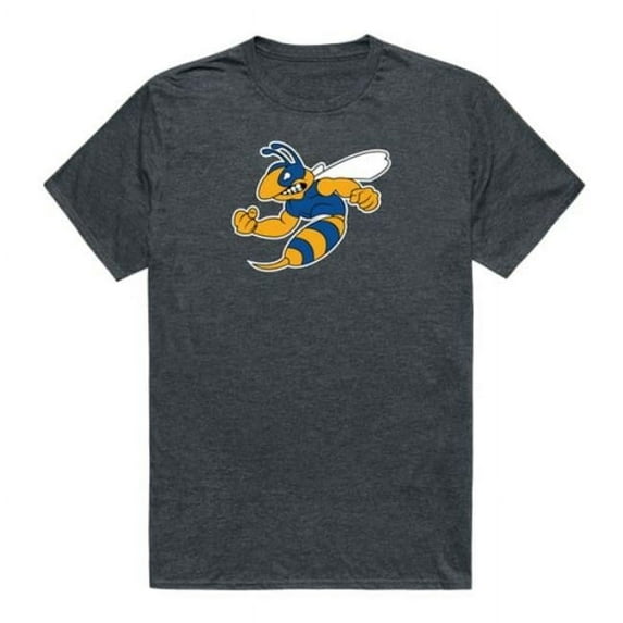 New York City College of Technology Yellow Jackets Cinder T-Shirt, Heather Charcoal - Small