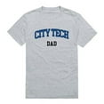 thumbnail image 1 of New York City College of Technology Yellow Jackets Dad T-Shirt, Heather Grey - Extra Large, 1 of 1