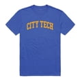 thumbnail image 1 of New York City College of Technology Yellow Jackets T-Shirt, Royal - Large, 1 of 1