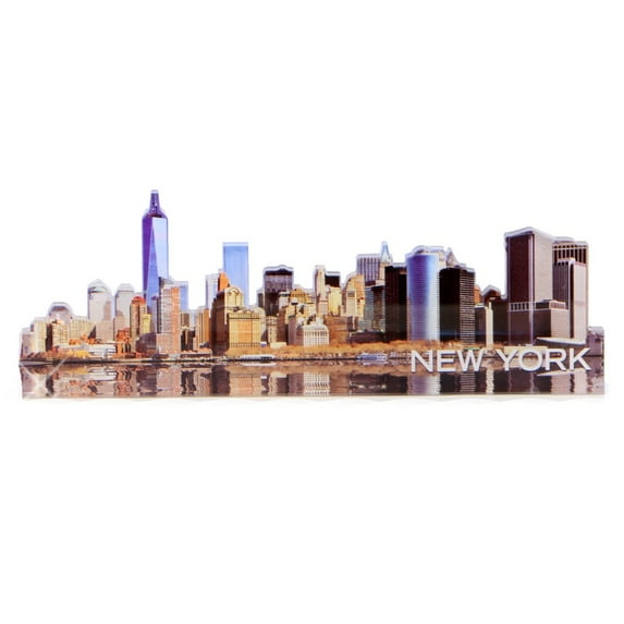 New York City Downtown Skyline Acrylic Magnet