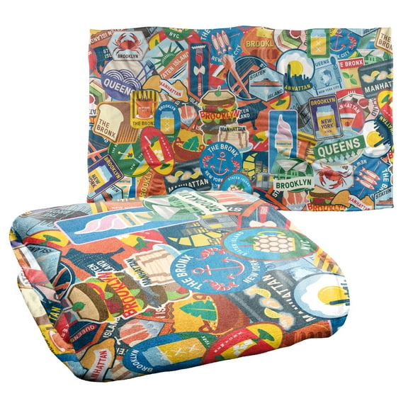 New York City Eating Nyc Silky Touch Super Soft Throw Blanket 36" x 58"