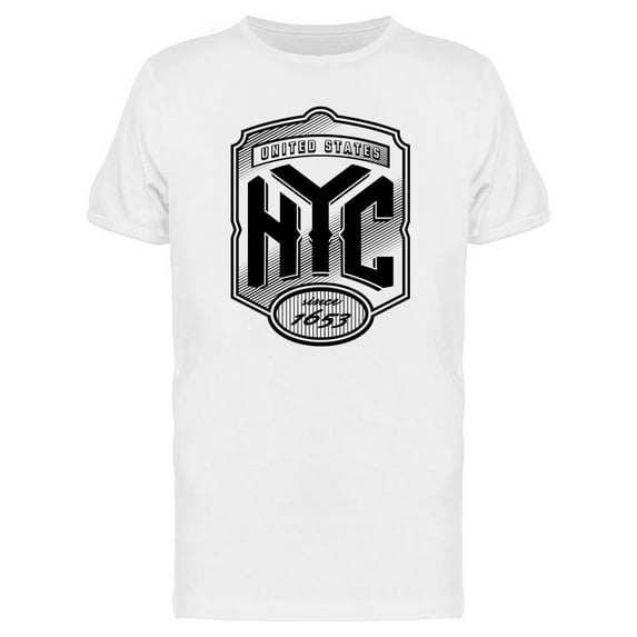 New York City Emblem T-Shirt Men -Image by Shutterstock, Male x-Large