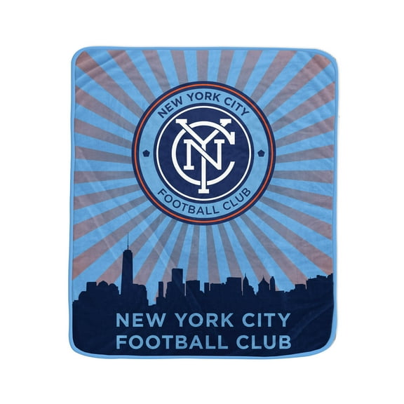 New York City FC 50" x 60" City Spotlight Royal Plush Blanket