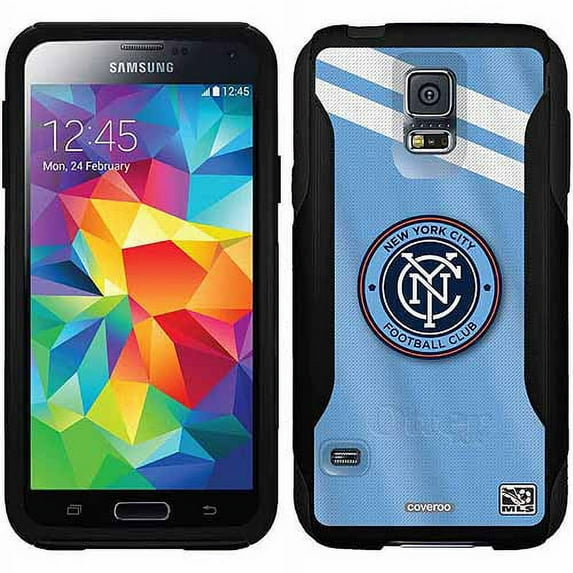New York City FC Jersey Design on OtterBox Commuter Series Case for Samsung Galaxy S5
