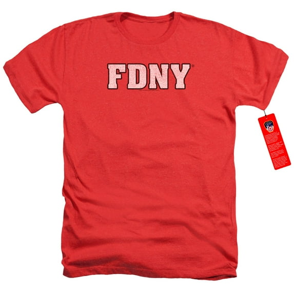 New York City - Fdny - Heather Short Sleeve Shirt - XX-Large