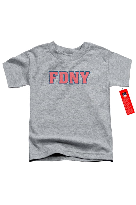 New York City - Fdny - Toddler Short Sleeve Shirt - 4T