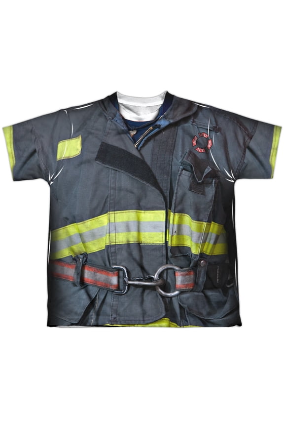 New York City - Fdny Uniform - Youth Short Sleeve Shirt - Large