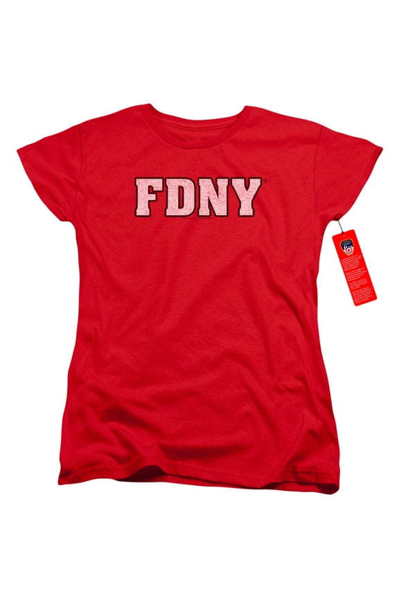 New York City Fdny Women's T-Shirt Red