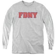 thumbnail image 1 of New York City Fdny Youth Long Sleeve T-Shirt Tee Athletic Heather, 1 of 1
