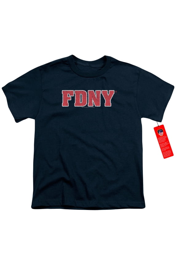 New York City - Fdny - Youth Short Sleeve Shirt - Small