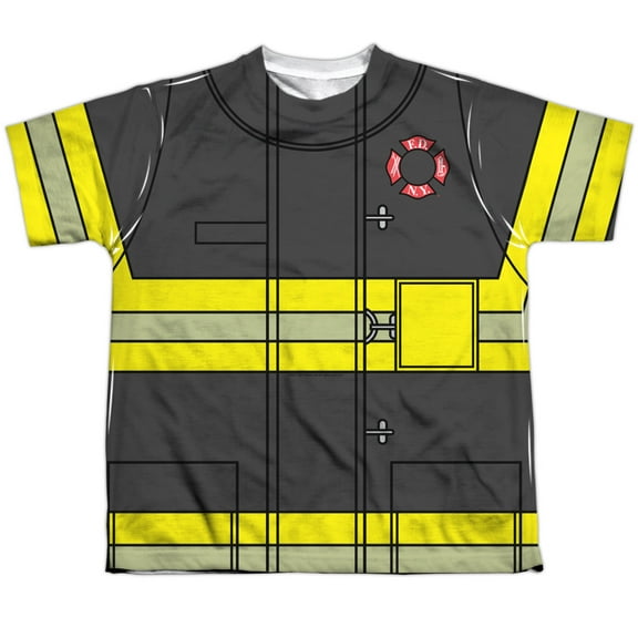 New York City - Firefighter Uniform - Youth Short Sleeve Shirt - Large