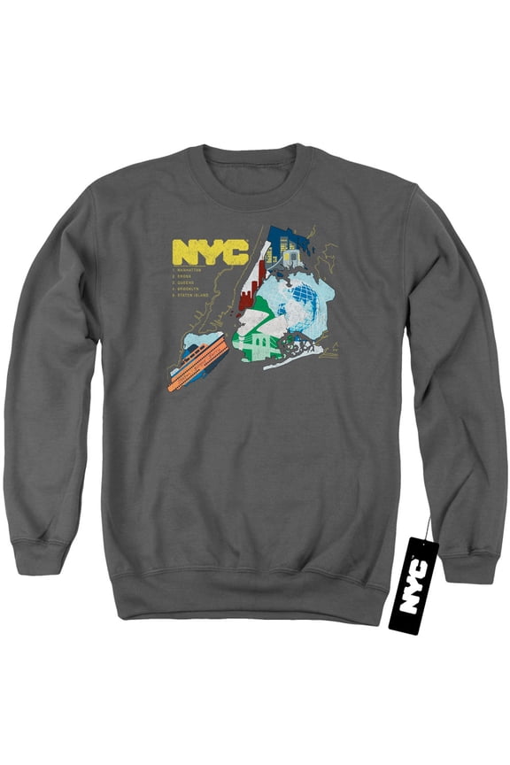 New York City - Five Boroughs - Crewneck Sweatshirt - Medium