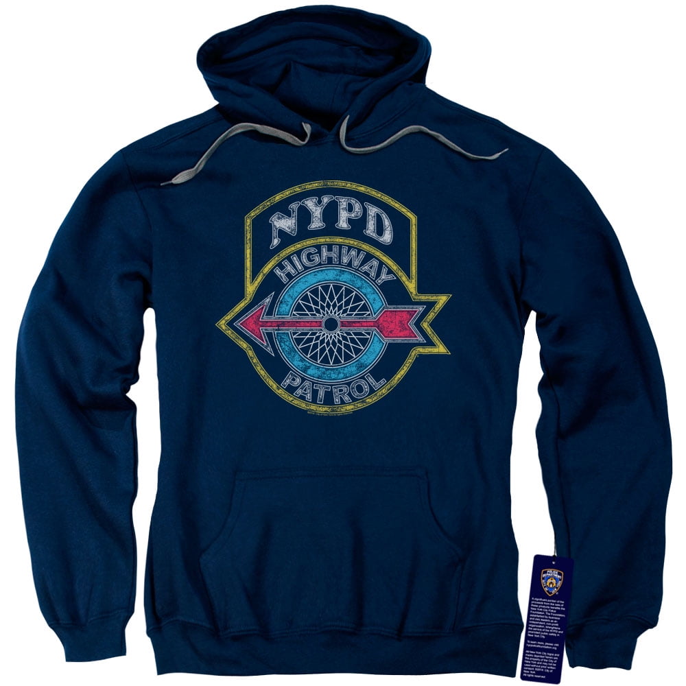 New York City Fdny Adult Pullover Hoodie Sweatshirt Navy