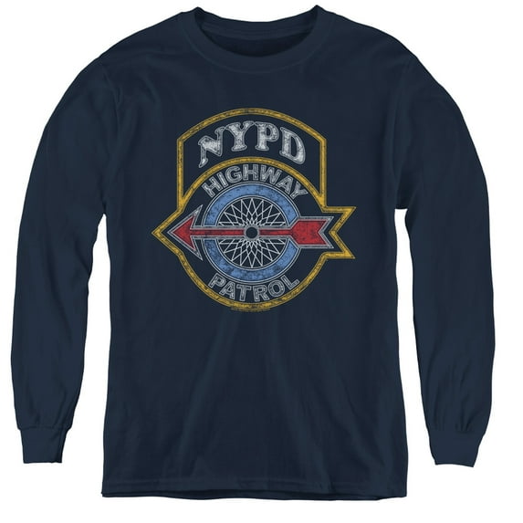 New York City - Highway Patrol - Youth Long Sleeve Shirt - Medium