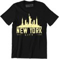 thumbnail image 1 of New York City Home State USA Statue Of Liberty Manhattan Men's T-Shirt, 1 of 4