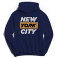 thumbnail image 1 of New York City Humor Graphic Navy Men's Crewneck Sweatshirt Hoodie, 1 of 1