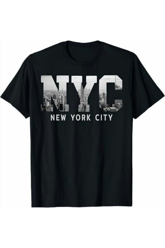 New York City Iconic Skyline T-Shirt Big Apple State NYC Classic Gift Shirt Women Men Graphic Tees