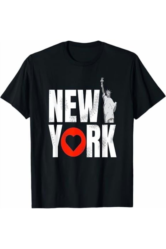 New York City Iconic Skyline T-Shirt Big Apple State NYC Classic Gift Shirt Women Men Graphic Tees