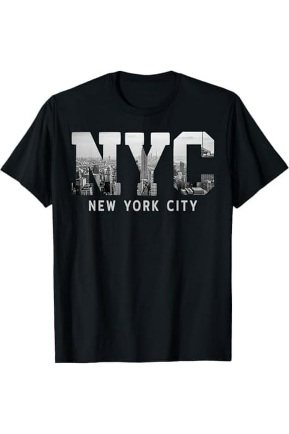 New York City Iconic Skyline T-Shirt Big Apple State NYC Classic Gift Shirt Women Men Graphic Tees