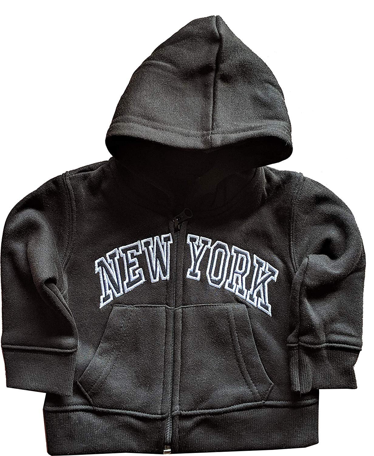  New York City Infant Baby Zippered Hoodie Sweatshirt Gray 18  Months: Infant And Toddler Hoodies: Clothing, Shoes & Jewelry