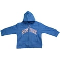 thumbnail image 1 of New York City Infant Baby Zippered Hoodie Sweatshirt Turquoise 12 Months, 1 of 2