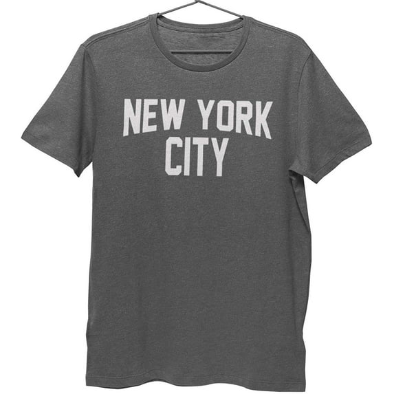 New York City Kids Tee Charcoal-White, Youth , Small
