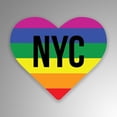 thumbnail image 1 of New York City LGBT Pride State 2-Pack Decal Sticker 3.25 Inches UV Resistant Laminate | PD871, 1 of 1