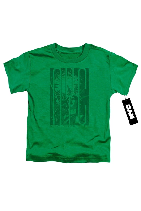 New York City Liberty Toddler T-Shirt Kelly Green