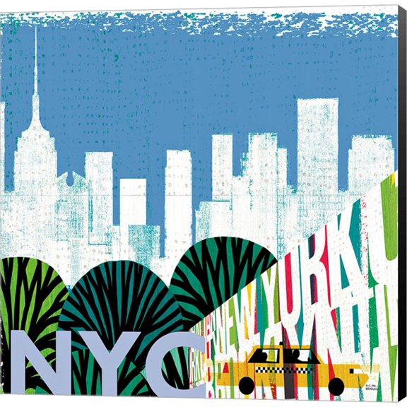 New York City Life NYC by Michael Mullan, Canvas Wall Art