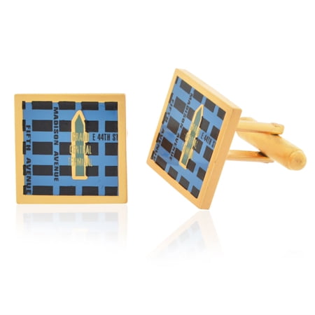 New York City Map Cufflinks