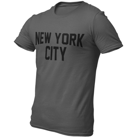 New York City Men's T-Shirt Charcoal-Black, XL