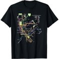thumbnail image 1 of New York City Metro Subway Map Art I Heart NY Souvenir Gifts T-Shirt, 1 of 3