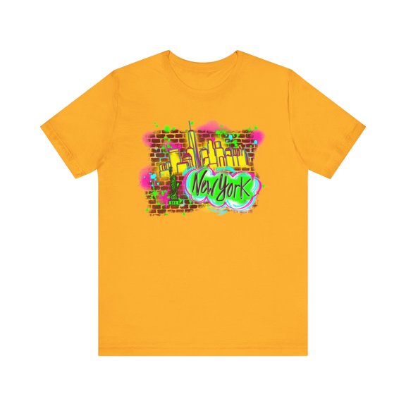 New York City, NY, Airbrush Apparel, Graffiti Design T-shirt, Unisex Tee