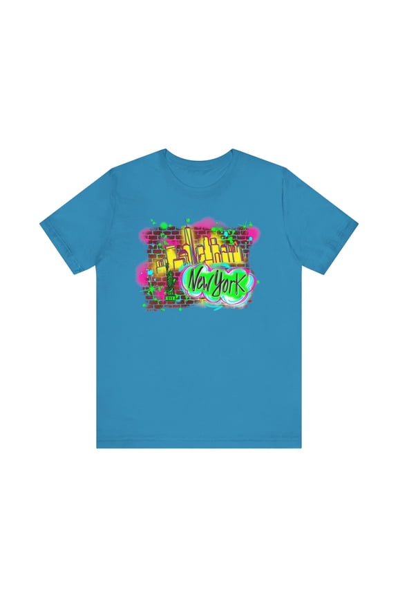 New York City, NY, Airbrush Apparel, Graffiti Design T-shirt, Unisex Tee