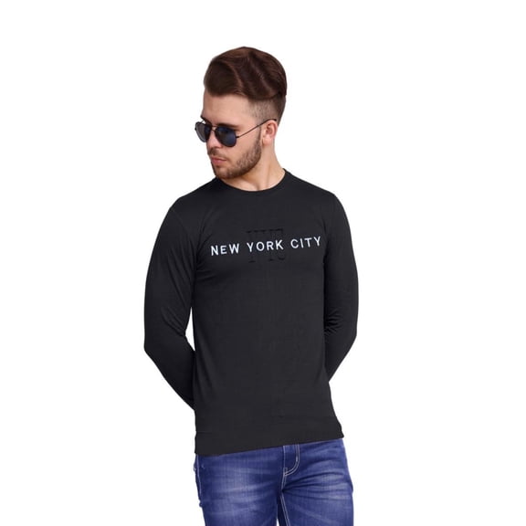 New York City NYC Embroidered Sweatshirt White Small