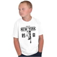 thumbnail image 1 of New York City NYC Statue of Liberty Crewneck T Shirts Boy Girl Teen Brisco Brands XS, 1 of 6
