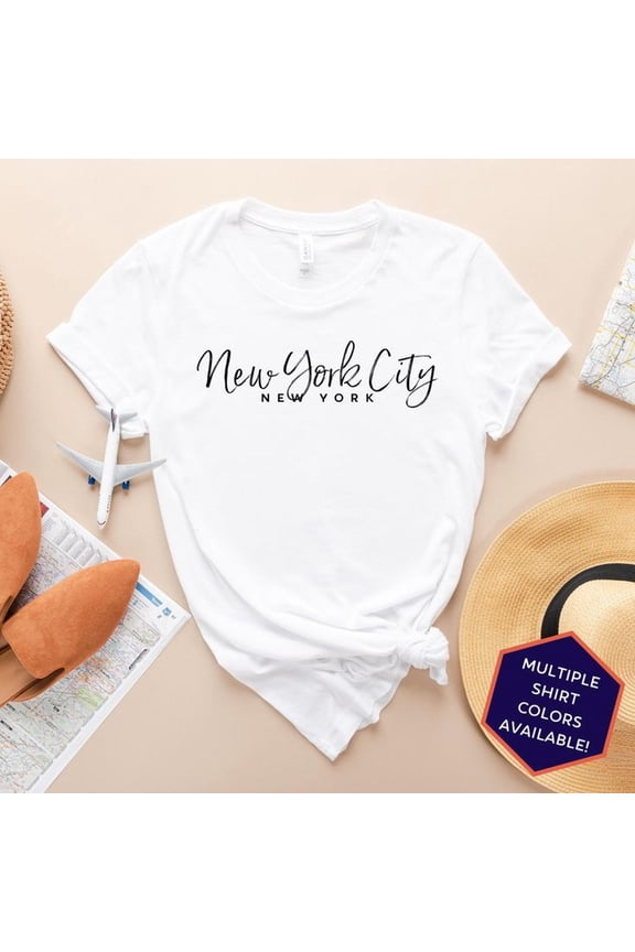 New York City New York Custom T-Shirt _ New York City NY Travel Tee Shirt _ New York Vacation Souvenir Tshirt _ Personalized Gifts