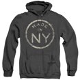 thumbnail image 1 of New York City Ny Made Adult Heather Hoodie Sweatshirt Black, 1 of 1