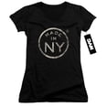 thumbnail image 1 of New York City Ny Made Junior Women's V-Neck T-Shirt Black, 1 of 1