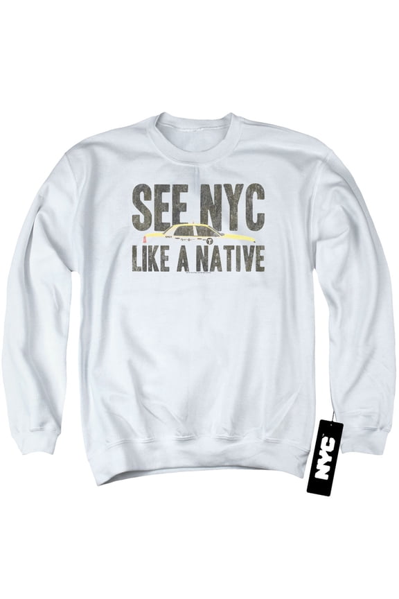 New York City - Nyc Like A Native - Crewneck Sweatshirt - X-Large
