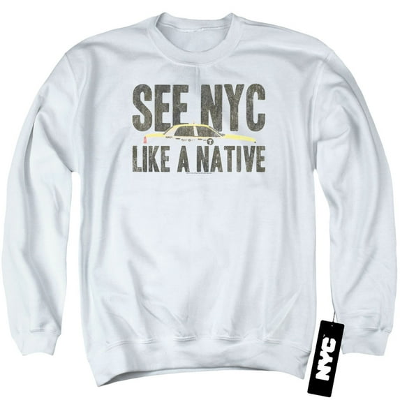 New York City - Nyc Like A Native - Crewneck Sweatshirt - X-Large