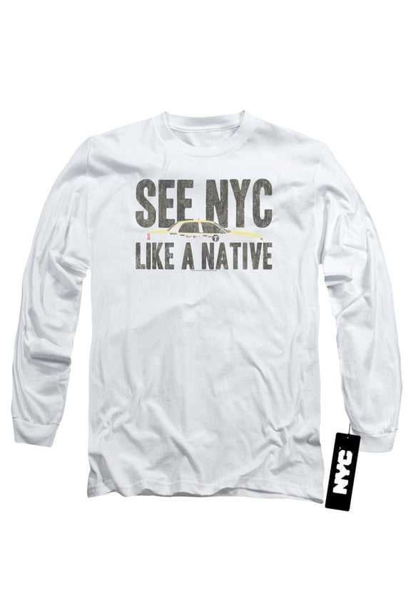 New York City - Nyc Like A Native - Long Sleeve Shirt - Medium