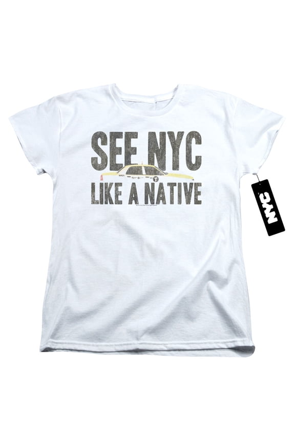 New York City Nyc Like A Native Women's T-Shirt White