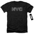thumbnail image 1 of New York City - Nyc Map Fill - Heather Short Sleeve Shirt - X-Large, 1 of 2
