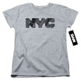 thumbnail image 1 of New York City Nyc Map Fill Women's T-Shirt Athletic Heather, 1 of 1