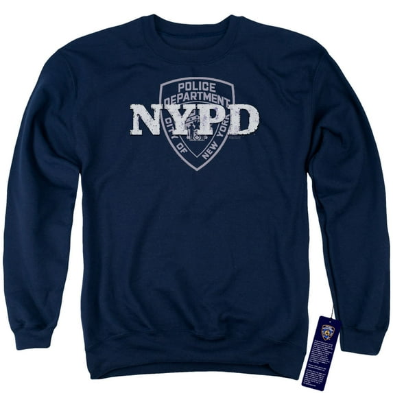 New York City Nypd Adult Crewneck Sweatshirt Navy