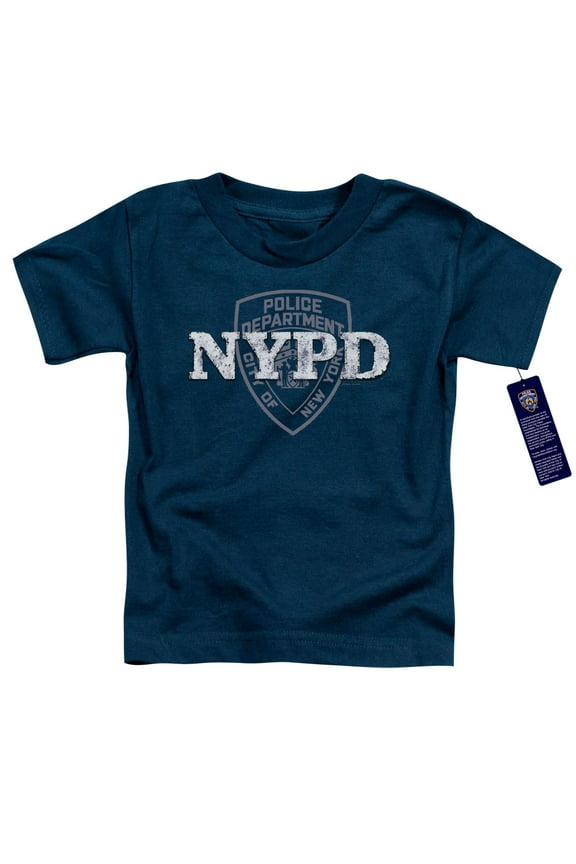 New York City - Nypd - Toddler Short Sleeve Shirt - 4T