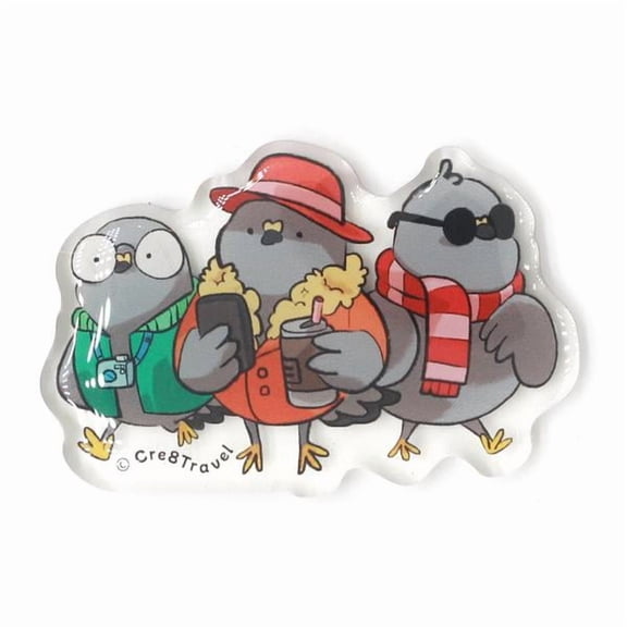 New York City Pigeon Crew Acrylic Magnet