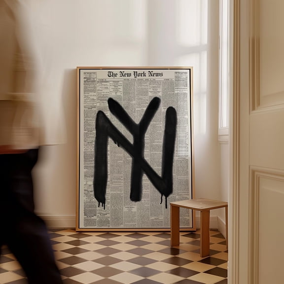 New York City Poster, Nyc Graffiti Art Print: Urban Street Art, Hip-hop Decor , Poster Print Only