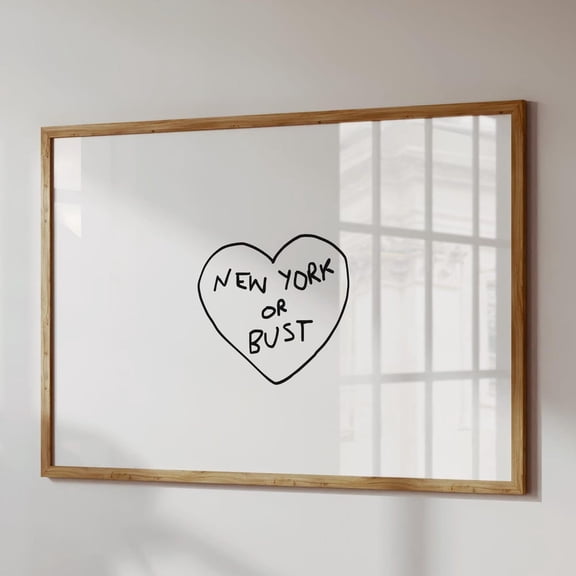 New York City Print: NYC Wall Art, Stretched Canvas 12x16in